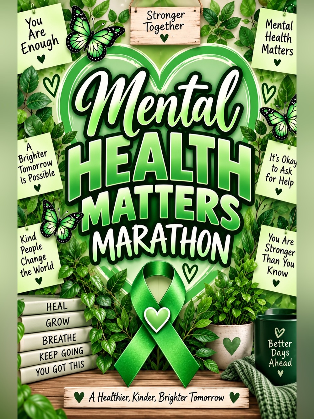 Mental Health Matters Marathon Sept. 27th!!💚💚